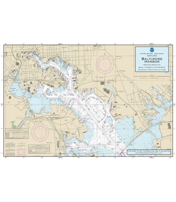11x17 Waterproof Placemat (Baltimore Harbor)