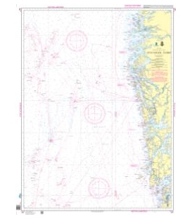 Norwegian Nautical Chart 307 Stavanger - Florø
