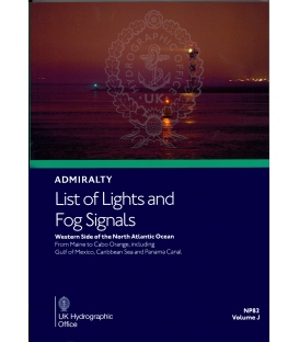 NP82 Admiralty List of Lights and Fog Signals Volume J: Western Side of North Atlantic Ocean, 6th Edition 2026