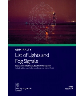 NP 83 Admiralty List of Lights and Fog Signals Volume K: Western Pacific Ocean, South of the Equator, 5th Edition 2025
