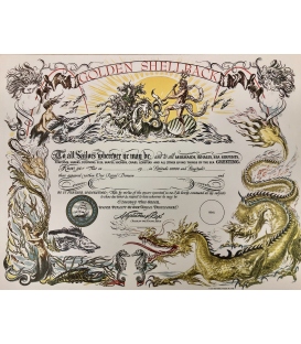 Golden Shellback Certificate