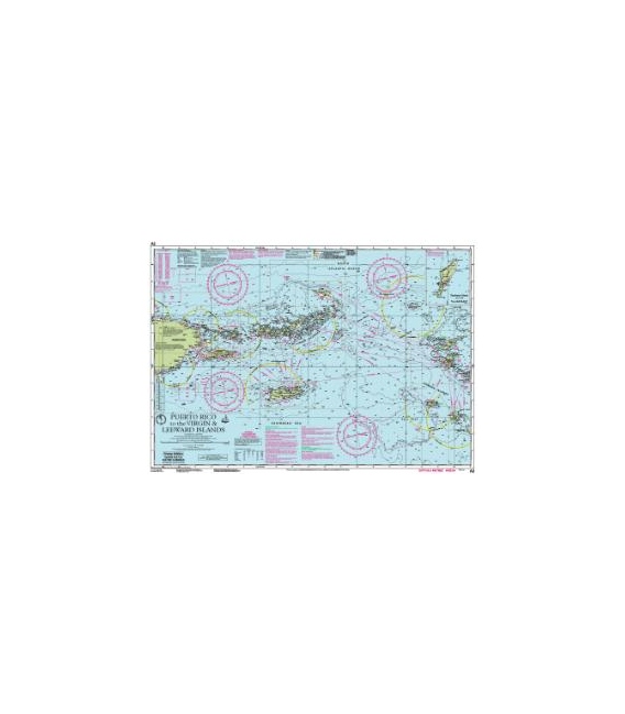 Imray Chart A2: Puerto Rico to the Virgin and Leeward Islands