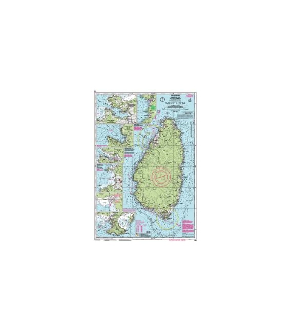 Imray Chart B1 St Lucia
