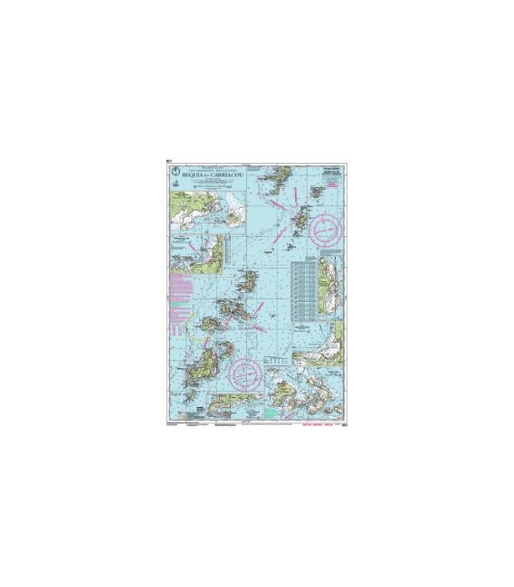 Imray Chart B31: Bequia to Carriacou