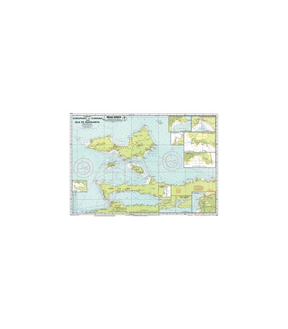 Imray Chart D12: Carupano to Cumana and Isla de Margarita