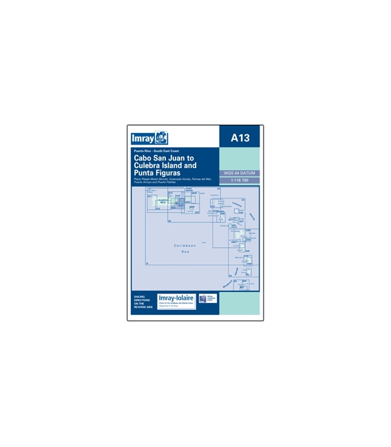 Imray Chart A13: Cabo San Juan to Culebra Is and Punta Figuras