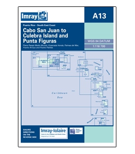 Imray Chart A13: Cabo San Juan to Culebra Is and Punta Figuras