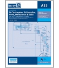 Imray Chart A25: St Eustatius, Nevis, St Christopher, Montserrat & Saba
