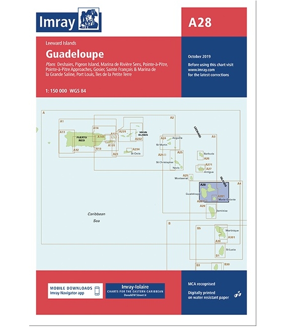 Imray Chart A28: Guadeloupe