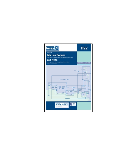 Imray Chart D22: Isla los Roques and Isla de Aves