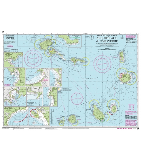 Imray Chart E4 Arquipelago de Cabo Verde 