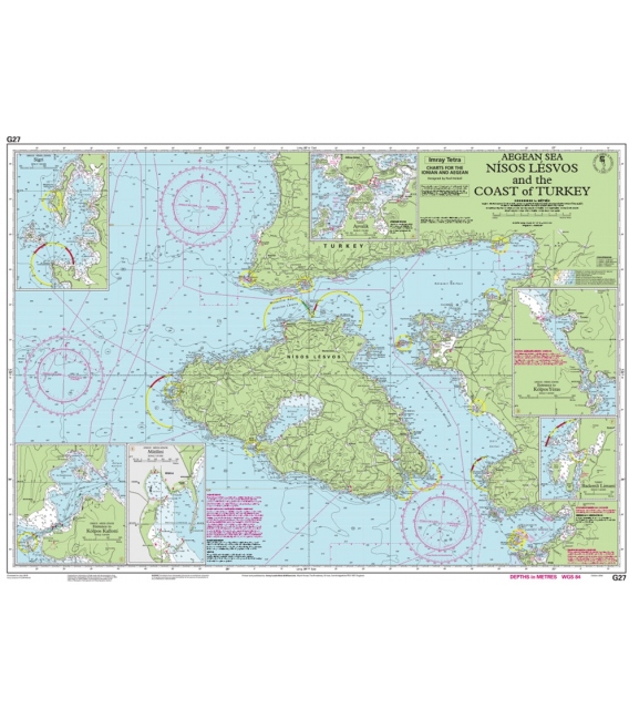 Imray Chart G27: Nísos Lésvos & the Coast of Turkey