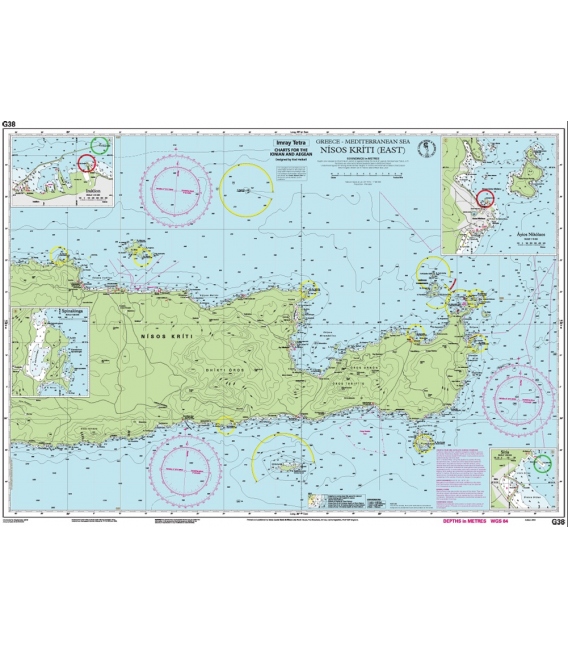 Imray Chart G38: Nísos Kríti (East)