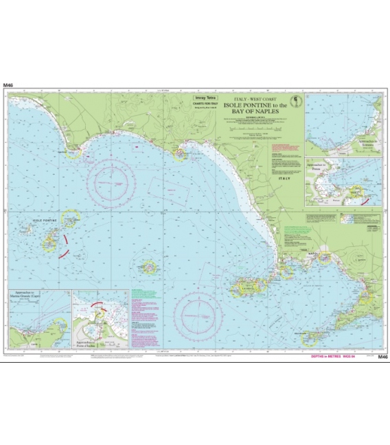 Imray Chart M46: Isole Pontine to the Bay of Naples