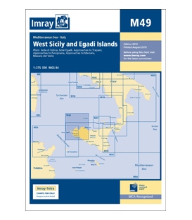 Imray Chart M49 West Sicily and Egadi Islands