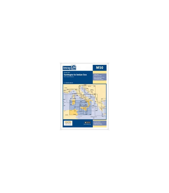 Imray Chart M50: Sardegna to Ionian Sea , 2017 Edition