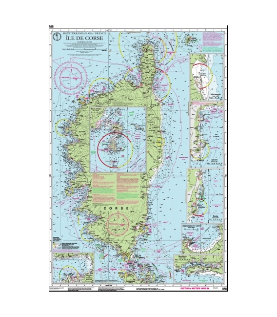 Imray Chart M6: Île de Corse