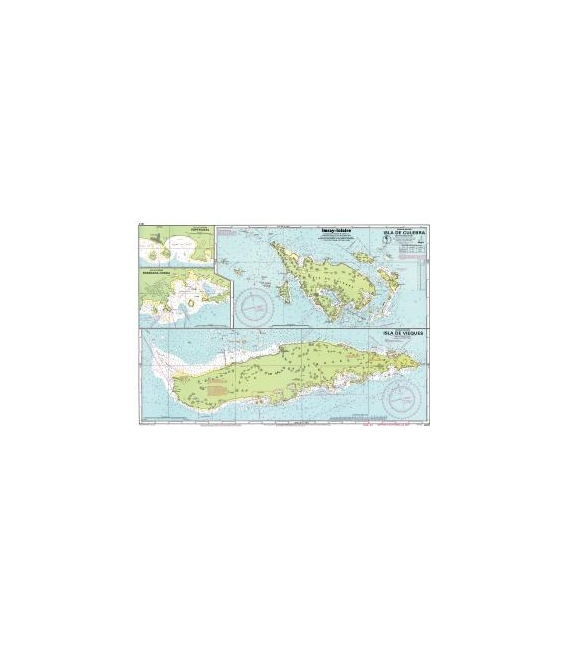 Imray Chart A131: Isla de Culebra & Isla de Vieques
