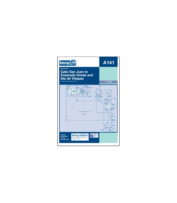 Imray Chart A141: Cabo San Juan to Ensenada Honda and Isla de Vieques