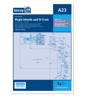 Imray Chart A23: Virgin Islands and St Croix