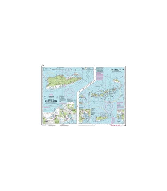 Imray Chart A23: Virgin Islands and St Croix