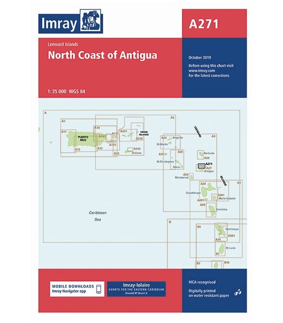 Imray Chart A271: North Coast of Antigua