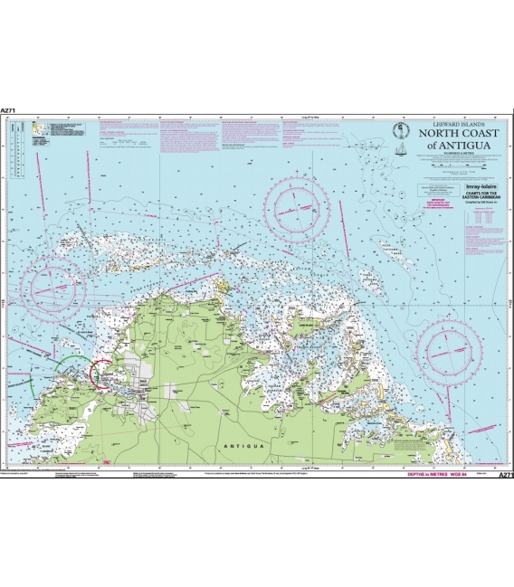 Imray Chart A271: North Coast of Antigua