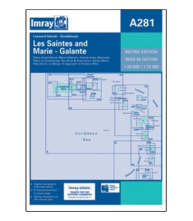 Imray Chart A281: Les Saintes & Marie - Galante