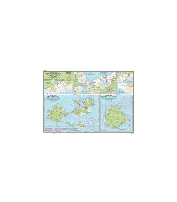 Imray Chart A281: Les Saintes & Marie - Galante