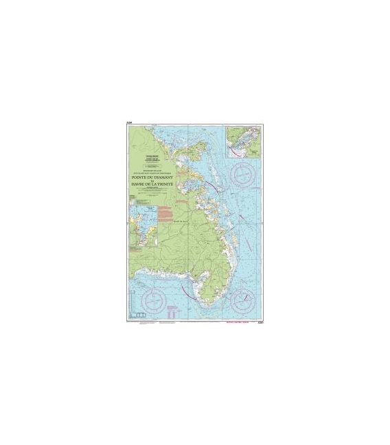 Imray Chart A301: Pointe du Diamant to Havre de la Trinite (Trinité)