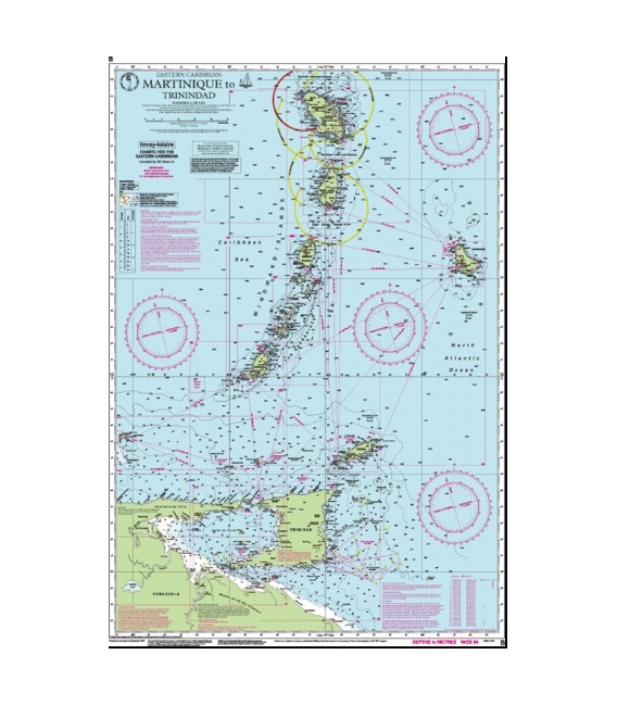 Imray Chart B: Martinique to Trinidad
