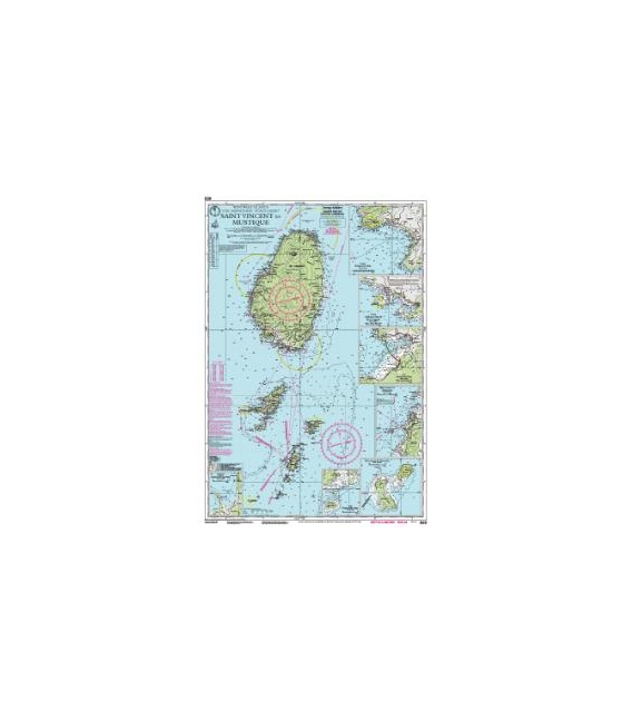 Imray Chart B30: St Vincent to Mustique