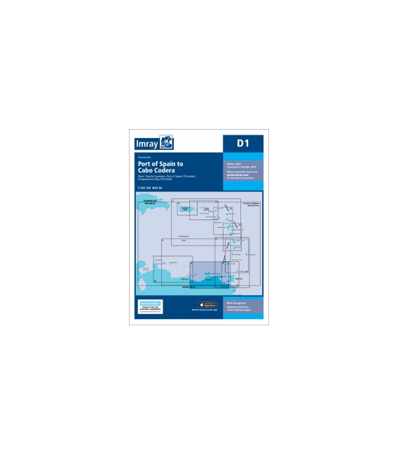 Imray Chart D1: Port of Spain to Cabo Codera