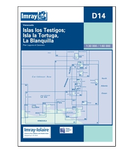 Imray Chart D14: Islas los Testigos, Isla La Tortuga, La Blanquilla