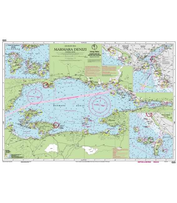 Imray Chart G23: Marmara Denizi 