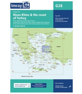 Imray Chart G28: Nísos Khíos & the Coast of Turkey, 2018 Edition