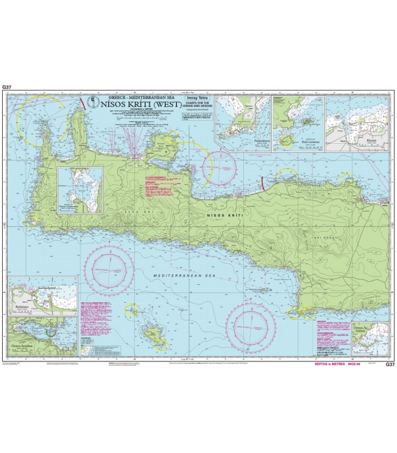Imray Chart G37: Nísos Kríti (West) 