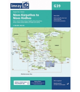 Imray Chart G39: Nísos Kárpathos to Nísos Ródhos