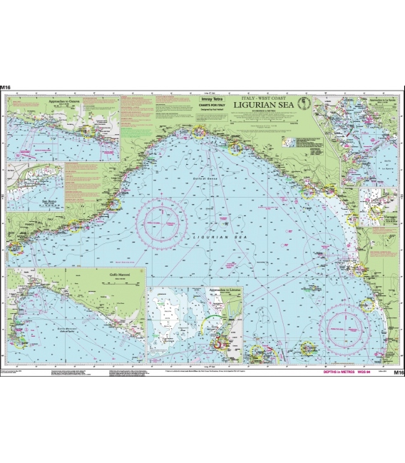 Imray Chart M16: Ligurian Sea
