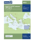 Imray Chart M22: Egypt to Israel, Lebanon and Cyprus
