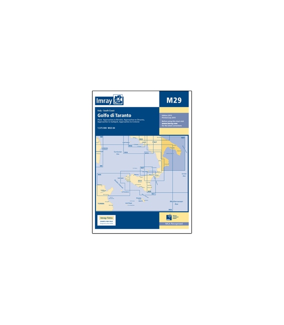 Imray Chart M29: Golfo di Taranto 