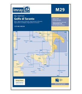 Imray Chart M29: Golfo di Taranto 