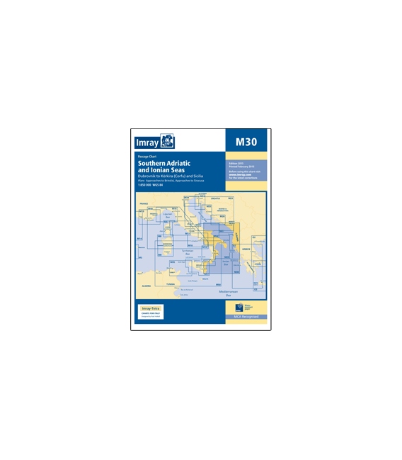 Imray Chart M30: Southern Adriatic and Ionian Seas