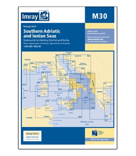 Imray Chart M30: Southern Adriatic and Ionian Seas
