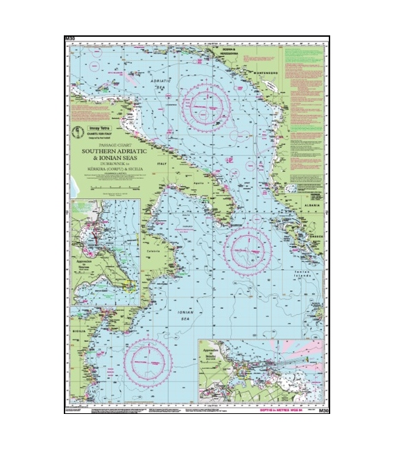 Imray Chart M30: Southern Adriatic and Ionian Seas