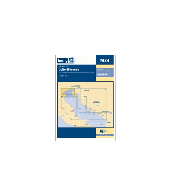 Imray Chart M34: Golfo di Venezia 