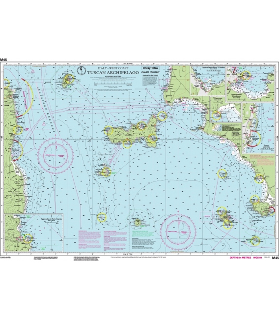 Imray Chart M45: Tuscan Archipelago