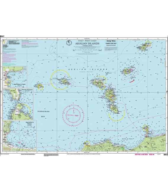 Imray Chart M47: Aeolian Islands 