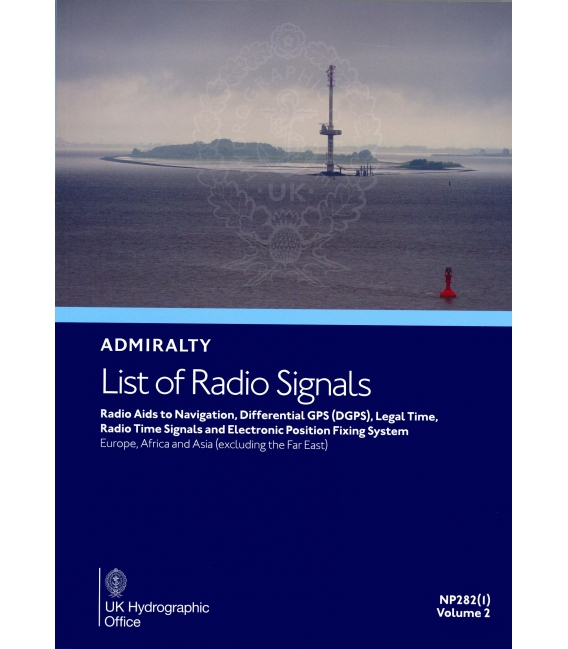 NP282(1): Admiralty List of Radio Signals: Europe, Africa and Asia (excluding the Far East), 7th Edition, 2026