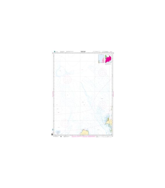 Norwegian Nautical Chart 540 Hinlopenrenna. Moffen - Lågøya